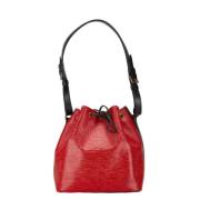 Pre-owned Leather handbags Louis Vuitton Vintage , Red , Dames