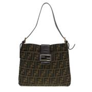 Pre-owned Canvas fendi-bags Fendi Vintage , Brown , Dames