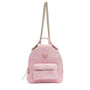 Pre-owned Leather backpacks Versace Pre-owned , Pink , Dames