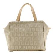 Pre-owned Fabric fendi-bags Fendi Vintage , Beige , Dames