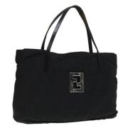 Pre-owned Canvas fendi-bags Fendi Vintage , Black , Dames