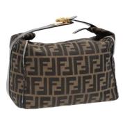 Pre-owned Canvas fendi-bags Fendi Vintage , Brown , Dames