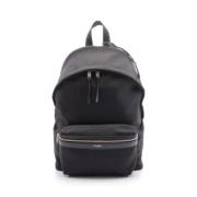 Pre-owned Leather backpacks Yves Saint Laurent Vintage , Black , Dames