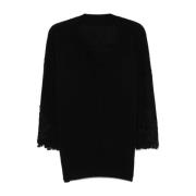 Stijlvolle Gebreide Top Ermanno Scervino , Black , Dames