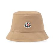 Emmerhoed met logo Moncler , Beige , Dames