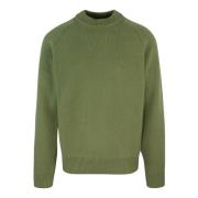 Groene Sweater Raglan Stijl 100% Katoen Garment Workshop , Green , Her...