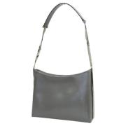 Pre-owned Leather shoulder-bags Salvatore Ferragamo Pre-owned , Gray ,...