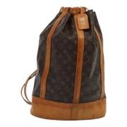 Pre-owned Canvas louis-vuitton-bags Louis Vuitton Vintage , Brown , Da...