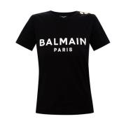 Mouwloos T-shirt Balmain , Black , Dames