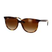 Trendy vierkante zonnebril bruine verloopglazen Ray-Ban , Brown , Unis...