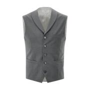 Warren Vest in Klassieke Stijl Carl Gross , Green , Heren