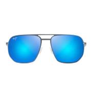 Gepolariseerde Aviator Zonnebril Sharks Cove Maui Jim , Gray , Unisex