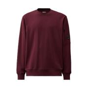 Diagonal Raised Fleece Crew Neck Sweatshirt C.p. Company , Purple , He...