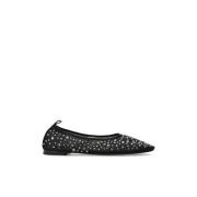 Ballerina's met glinsterende kristallen Tory Burch , Black , Dames