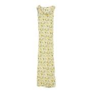 Elegante Zwarte Jurk voor Vrouwen Sportmax , Yellow , Dames