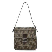 Pre-owned Canvas fendi-bags Fendi Vintage , Brown , Dames