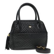 Pre-owned Leather handbags Bally Pre-owned , Black , Dames