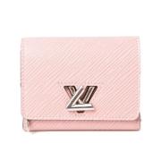 Pre-owned Leather wallets Louis Vuitton Vintage , Pink , Dames