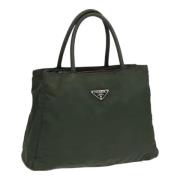 Pre-owned Nylon handbags Prada Vintage , Green , Dames