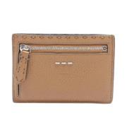 Pre-owned Leather wallets Fendi Vintage , Brown , Dames