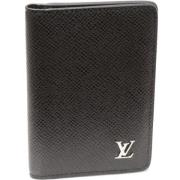 Pre-owned Canvas wallets Louis Vuitton Vintage , Black , Dames