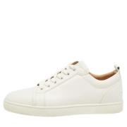 Pre-owned Leather sneakers Christian Louboutin Pre-owned , White , Dam...