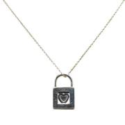 Pre-owned Metal necklaces Tiffany & Co. Pre-owned , Gray , Dames