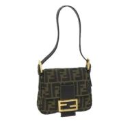 Pre-owned Canvas fendi-bags Fendi Vintage , Black , Dames