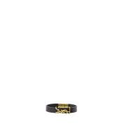 Weelderige armband met stijl Saint Laurent , Black , Heren