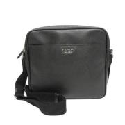 Pre-owned Leather prada-bags Prada Vintage , Black , Dames