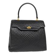 Pre-owned Leather handbags Bally Pre-owned , Black , Dames