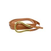 Pre-owned Leather belts Bottega Veneta Vintage , Brown , Dames