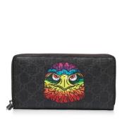 Pre-owned Canvas wallets Gucci Vintage , Black , Dames