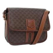 Pre-owned Leather celine-bags Celine Vintage , Brown , Dames