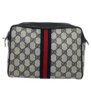 Pre-owned Canvas gucci-bags Gucci Vintage , Beige , Dames