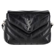 Pre-owned Leather crossbody-bags Yves Saint Laurent Vintage , Black , ...