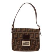 Pre-owned Fabric fendi-bags Fendi Vintage , Brown , Dames