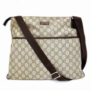 Pre-owned Canvas gucci-bags Gucci Vintage , Beige , Dames