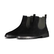 Suède Chelsea Boots Van Bommel , Black , Heren