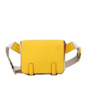 Pre-owned Leather shoulder-bags Loewe Pre-owned , Yellow , Dames