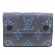 Pre-owned Canvas wallets Louis Vuitton Vintage , Blue , Dames