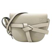 Pre-owned Leather shoulder-bags Loewe Pre-owned , Beige , Dames