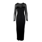 Pre-owned Fabric dresses Mugler Pre-owned , Black , Dames