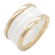 Pre-owned Metal rings Bvlgari Vintage , White , Dames