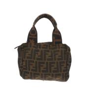 Pre-owned Fabric fendi-bags Fendi Vintage , Brown , Dames