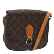 Pre-owned Canvas louis-vuitton-bags Louis Vuitton Vintage , Brown , Da...