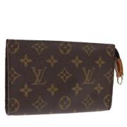 Pre-owned Canvas pouches Louis Vuitton Vintage , Brown , Dames