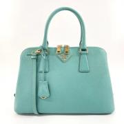 Pre-owned Leather prada-bags Prada Vintage , Blue , Dames