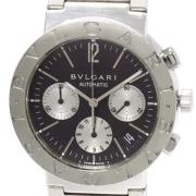 Pre-owned Stainless Steel watches Bvlgari Vintage , Gray , Heren