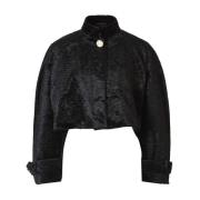 Klassieke Blazer voor Stijlvolle Look Casablanca , Black , Dames